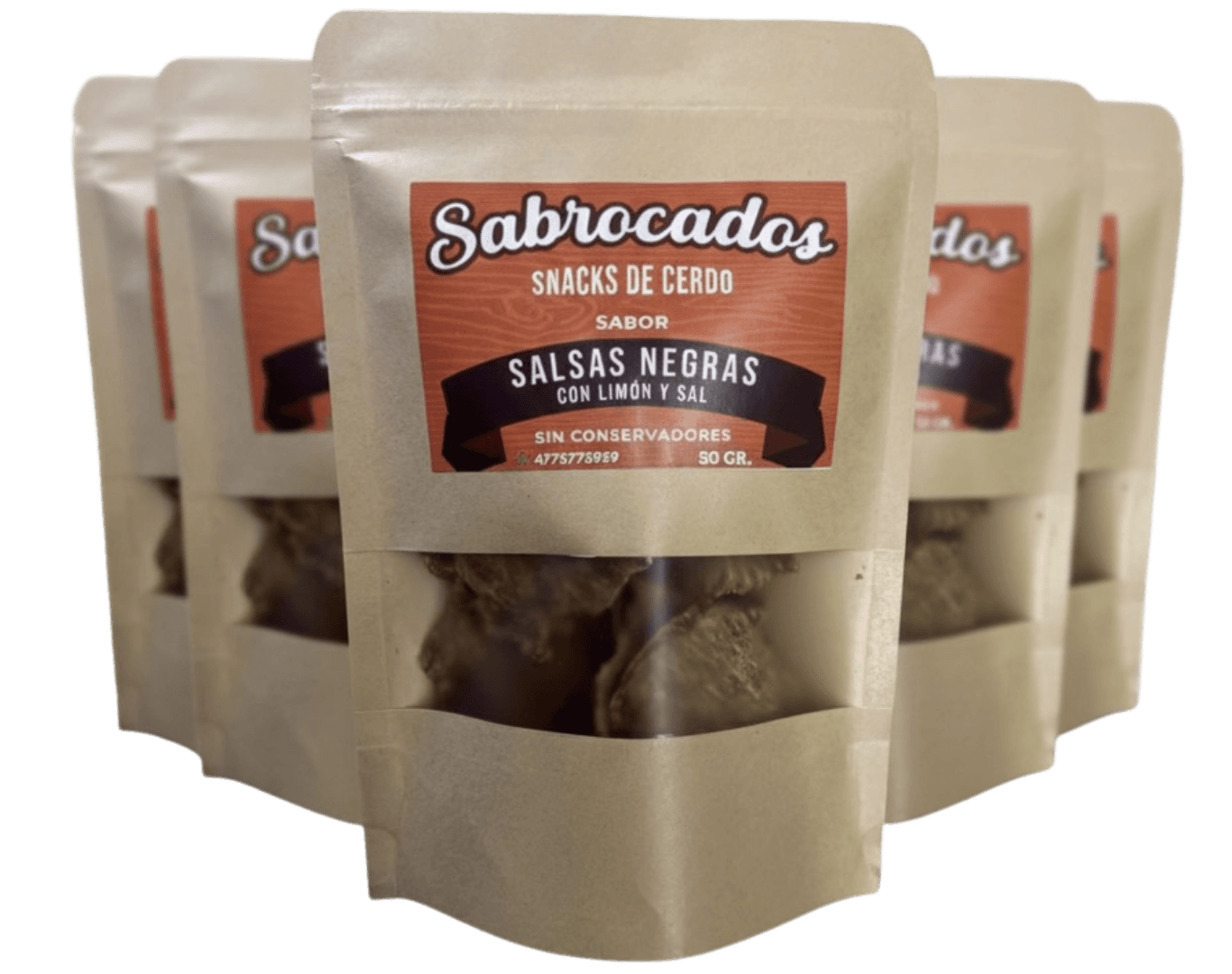 Sabrocados - Snacks de Cerdo Salsas Negras